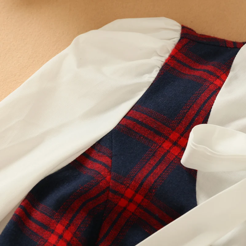 Платье для девочек на весну и лето студенческое платье средней школы с длинным