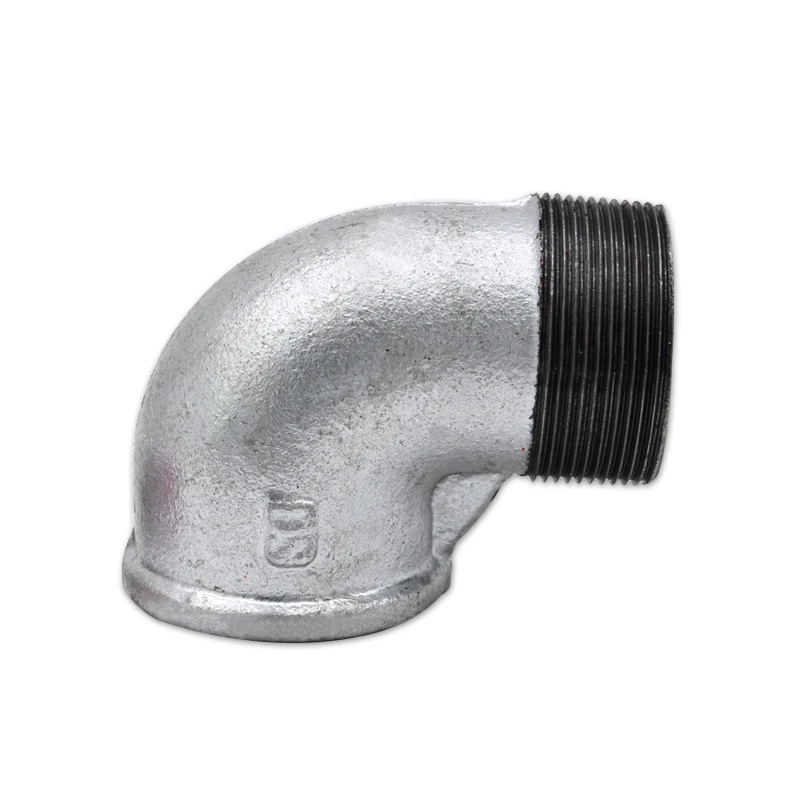 Фитинги для труб из ковкого железа 1 шт./лот 90 градусов редукция локтей M & F