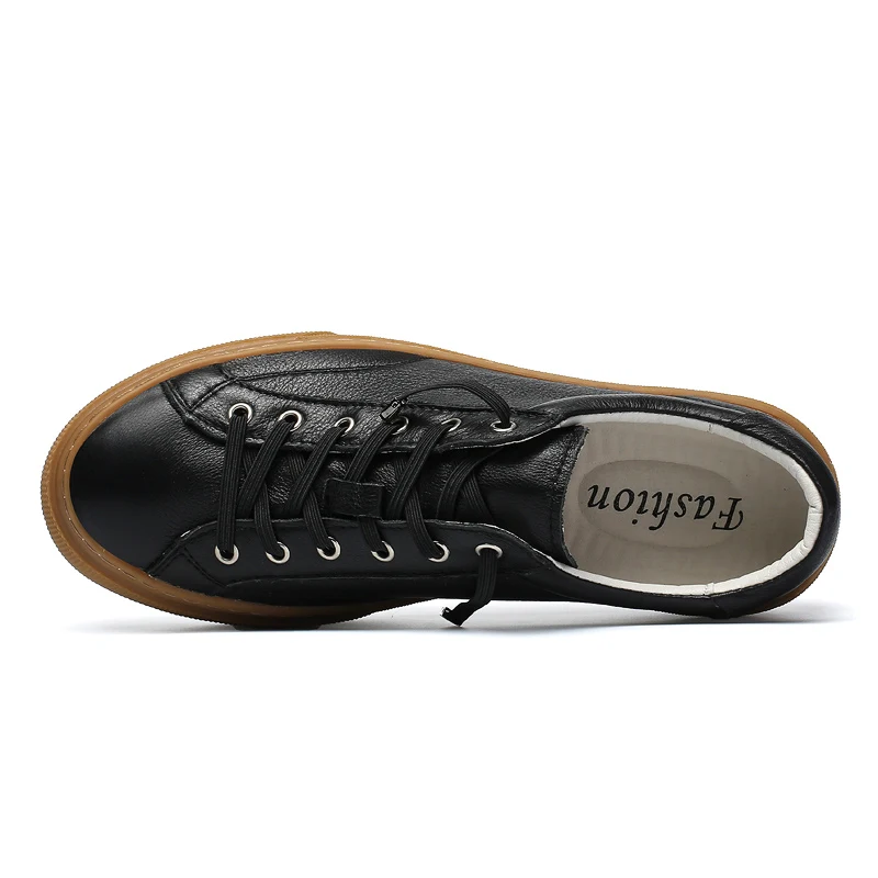 Мужские дышащие ботинки Марка VESONAL из натуральной кожи Повседневная Удобная