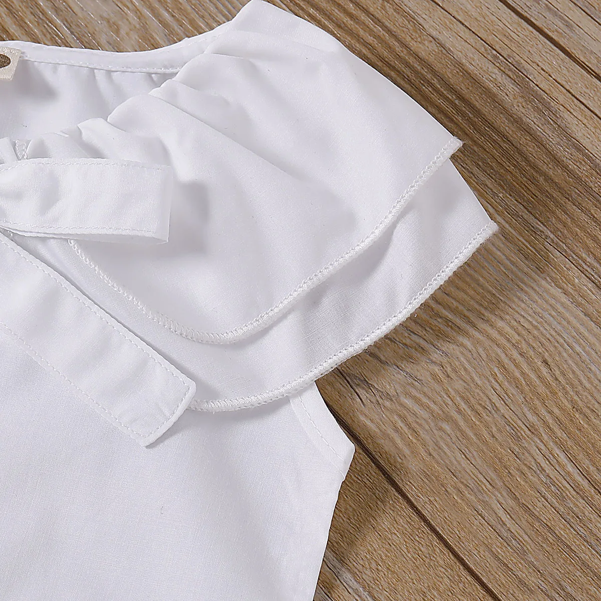 Великобритания 2 предмета одежда для маленьких девочек белый топ без рукавов с