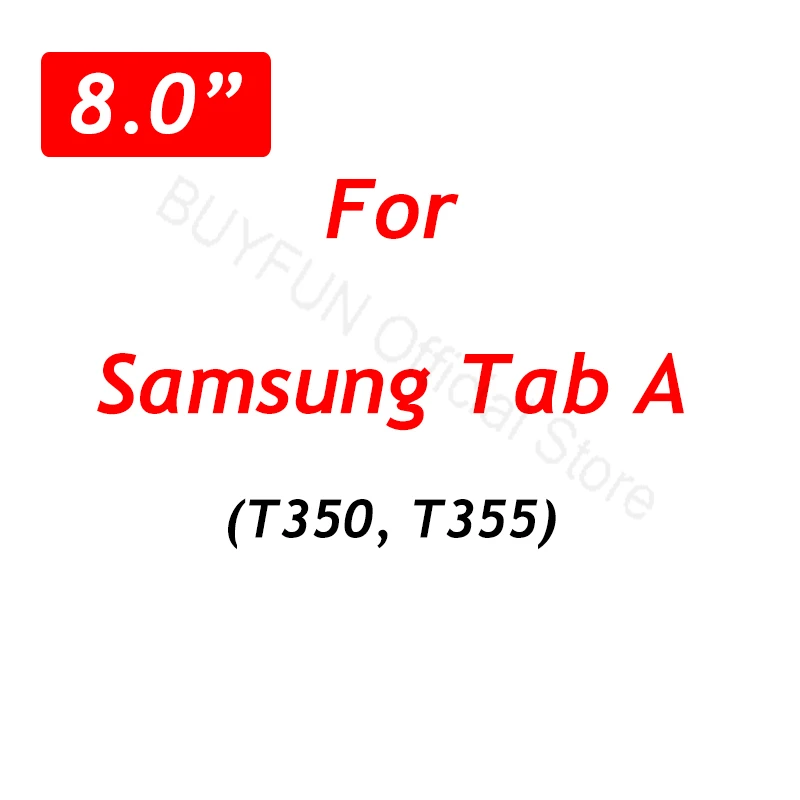 For Tab A 8.0inch Закаленное Стекло для samsung Galaxy Tab A 10,1 T580 585 A9.7 T550 555 A8.0 T350 355 планшет Экран протектор Tab4 T530 330 230 пленка - Цвет: For Tab A 8.0inch