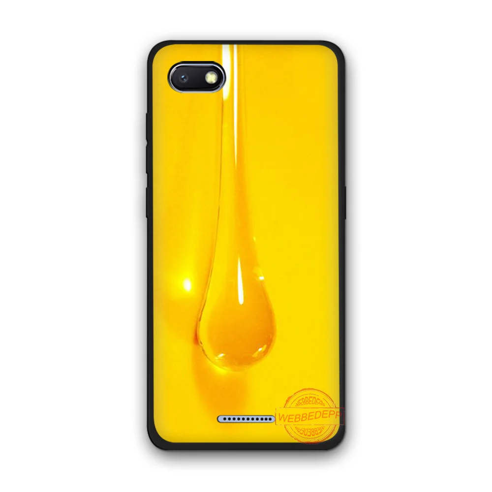 WEBBEDEPP желтый эстетическое TPU чехол для телефона чехол-накладка Redmi Note 6Pro 7Pro 4A 4X 5 5A 6A