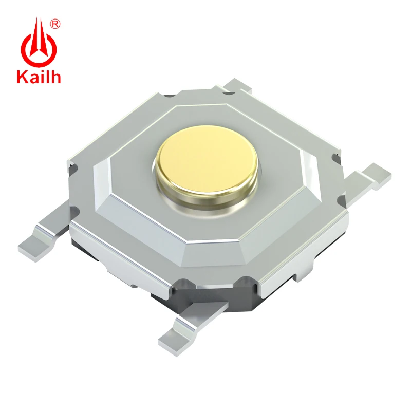 

Kailh 35PCS/LOT SMD 4Pin 4*4*1.5/1.6/1.7/2.0/2.5 Tactile Tact Push Button Micro Copper Head Switch Momentary 5.2*5.2Push Buttom