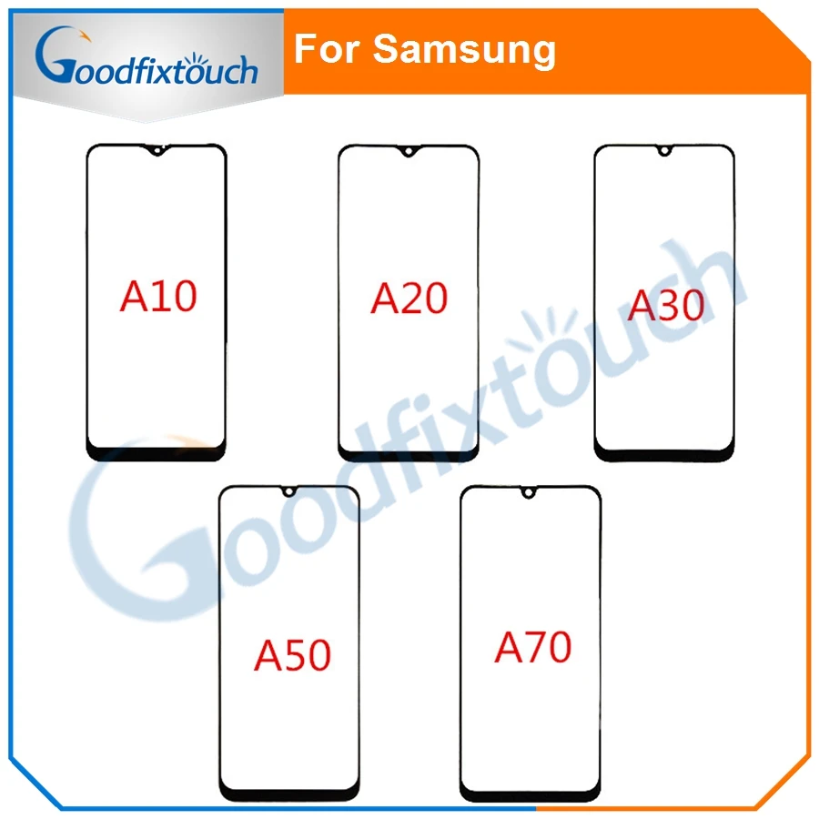 20 шт. для Samsung Galaxy A10 A20 A30 A50 A70 сенсорный экран передняя стеклянная панель ЖК