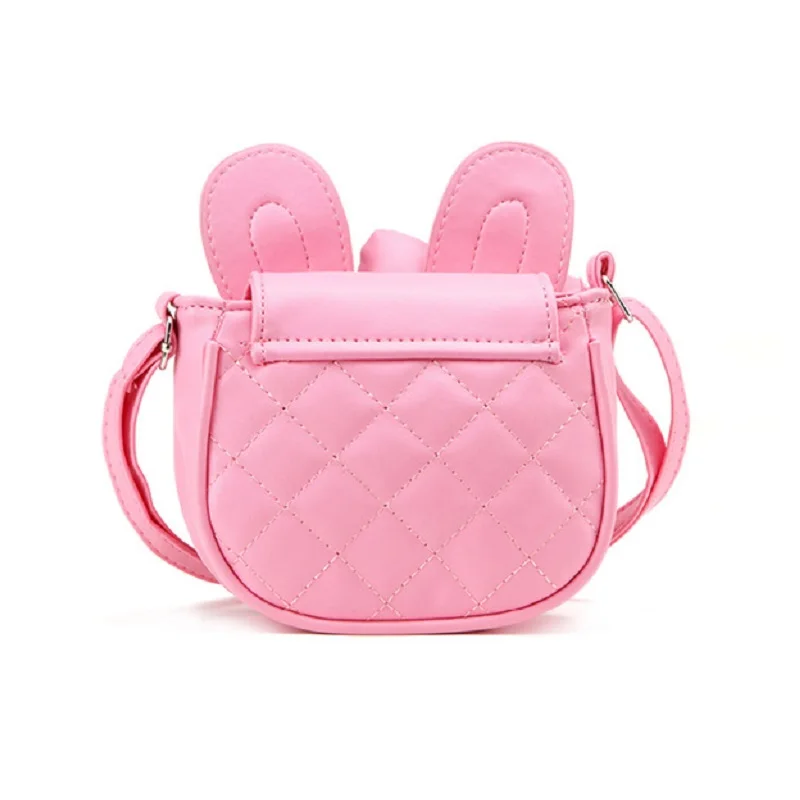 Милые кошельки для мелочи девочек из искусственной кожи с мультяшным Кроликом