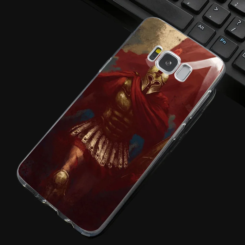 DREAMFOX N091 King Leonidas Of 300 Soft TPU Silicone Cover For Samsung Galaxy Note S 3 4 5 6 7 8 9 Edge Plus Grand Prime Case |