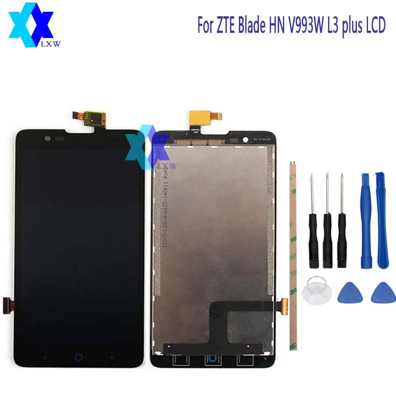 Для zte лезвие HN V993W L3 плюс ЖК-дисплей Дисплей + Сенсорный экран Панель цифровой