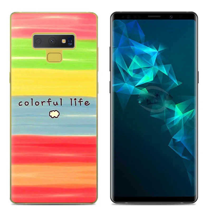 Чехол для samsung galaxy Note 9 из ТПУ с мультяшным принтом чехол мобильного телефона Galaxy |