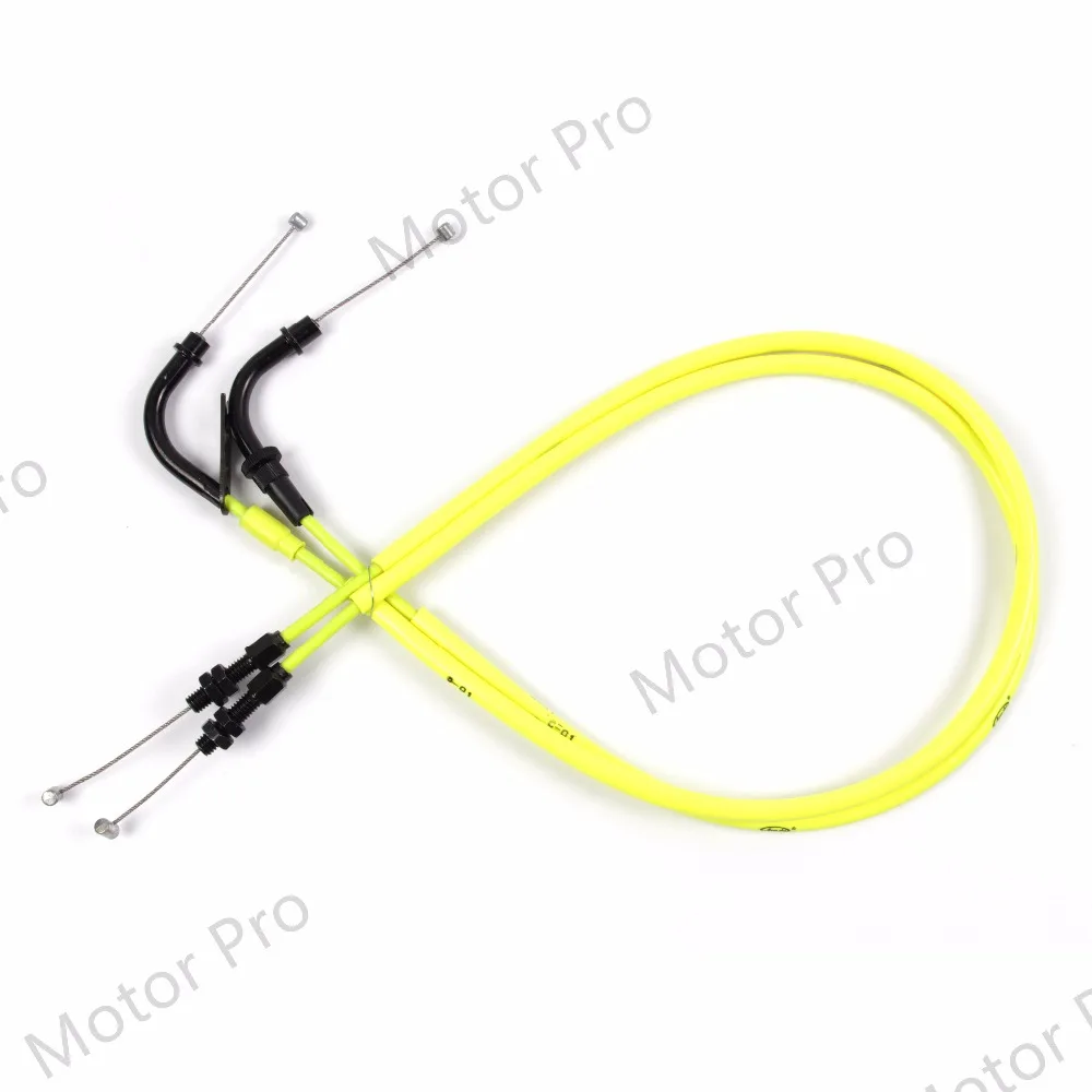

Motorcycle Throttle Cable For Suzuki GSX R 750 2006 - 2010 Stainless Wire Line Rubber GSXR GSX-R750 GSXR750 2007 2008 2009