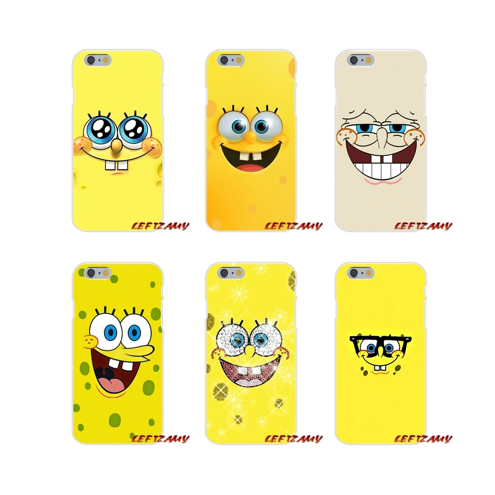 Для Samsung Galaxy S3 S4 S5 MINI S6 S7 edge S8 S9 Plus Note 2 3 4 5 8 аксессуары Губка Боб милые чехлы для
