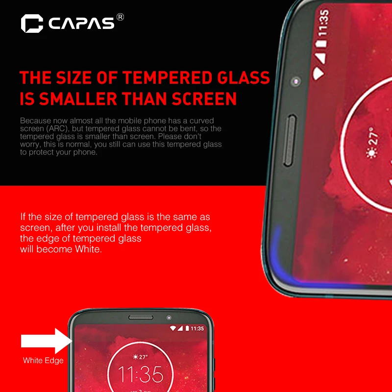 Для Moto Z3 Play закаленное стекло для Motorola Z защита экрана 0 2 мм прозрачная Защитная