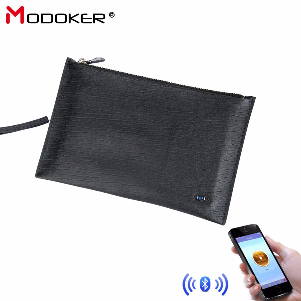 Modoker Умный кошелек классический стиль держатель для карт мужской качественный на