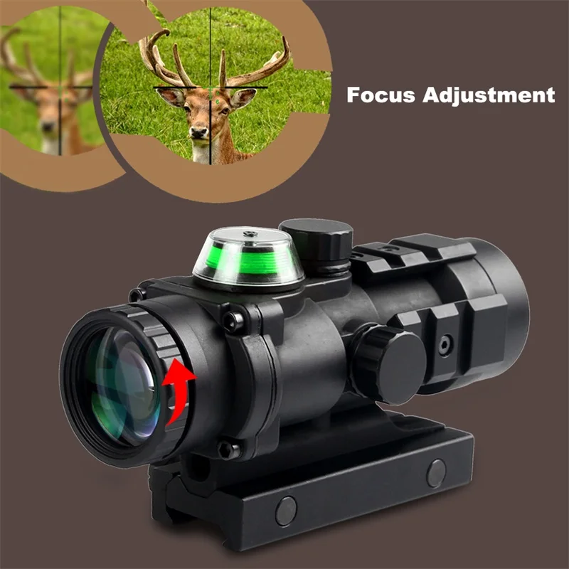 

Tatical Optical sight 3x32 GP01 Red Fiber Prism Illuminated RifleScope Fit for 20mm Rail HT6-0070
