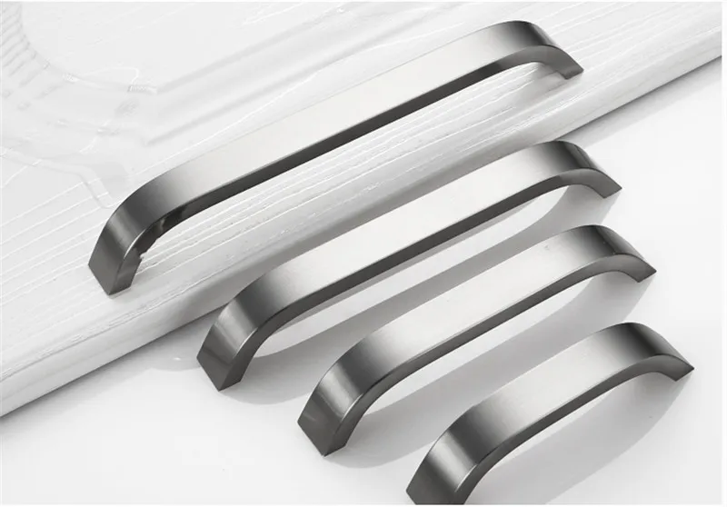 MAXMIX 5 шт. ручки и для кухонного шкафа черная серебряная ручка мебели выдвижной