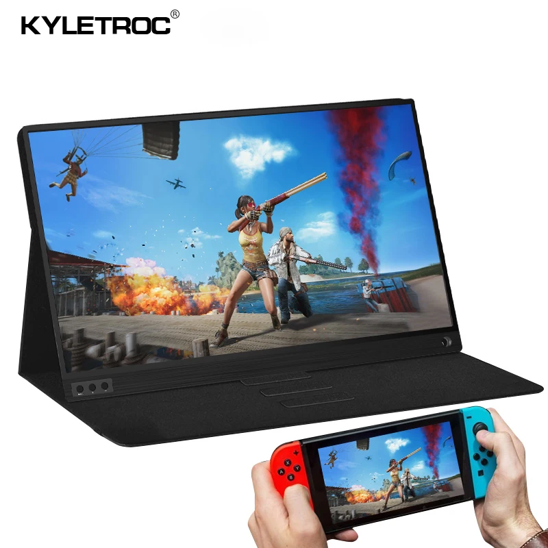 Монитор с сенсорным экраном 15 6 дюймовым HDMI монитором Портативный 4K 1920*1080P usb type C