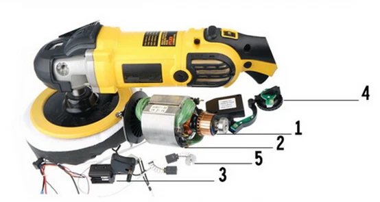 Угловая шлифовальная машина для DEWALT DW803 DW810 электрическая ротор статор