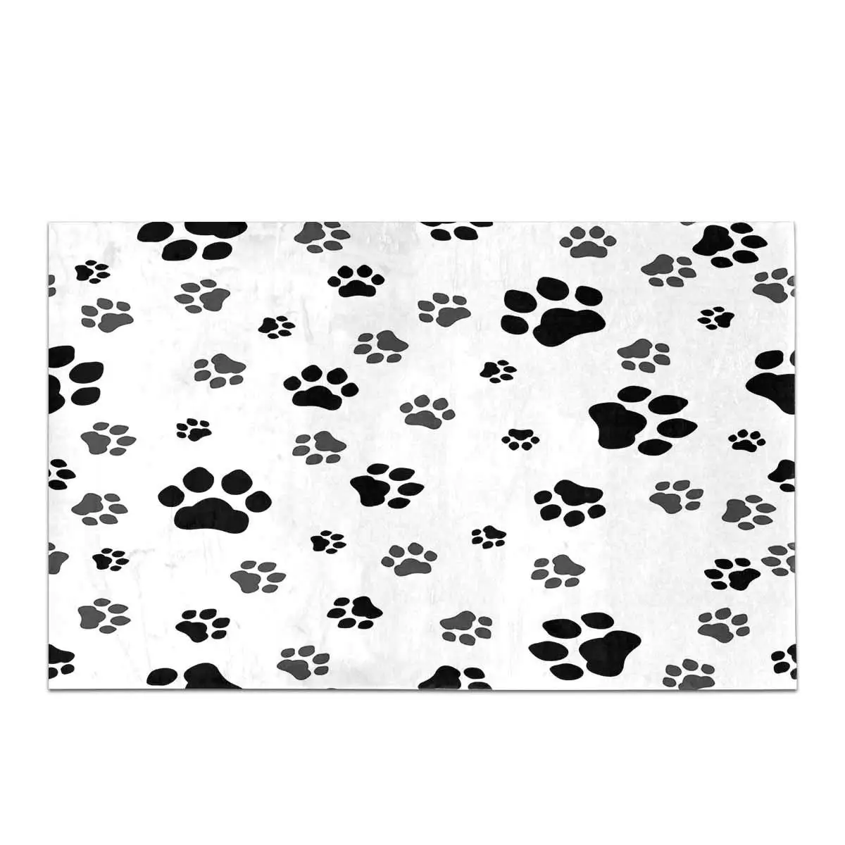 Paw Print Cat Footprint Bath Rug Non-slip Bathroom Mat 20 W X 32 L Inches | Дом и сад