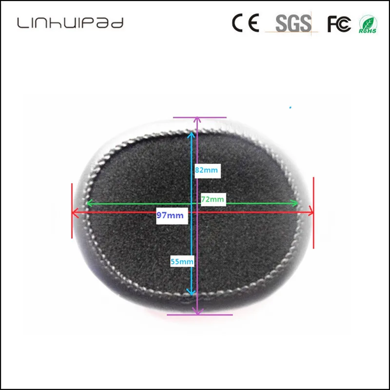 Linhuipad 1 пара MDR-7506 подушечки для ушей долговечная губка накладки подходит SONY V6 CD900ST