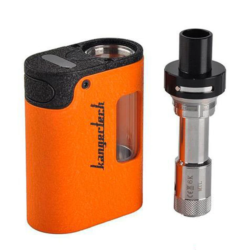 Стартовый набор KangerTech TOGO Mini 15 Вт 1600 мАч бак атомайзера 1 9 мл CLOCC 0 Ом Черная Головка