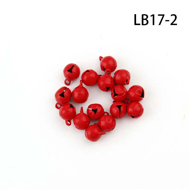 30 шт./лот Red8/10/12 мм металлические колокольчики свободные бусины фестиваль вечерние украшения/елочные украшения/diycrafts аксессуары