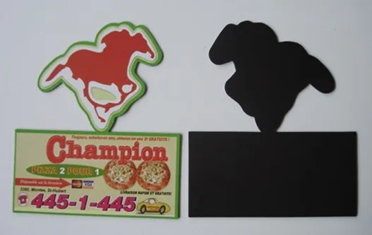 Изготовленные на заказ двухсторонние печатные магнитные наклейки календарь