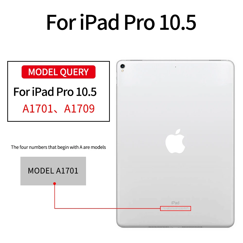 Для iPad Pro 10 5 чехол 2017/iPad Air 2019 из искусственной кожи прозрачный жесткий для задней