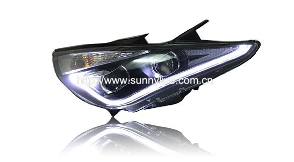 Angel eyes светодиодный головной фонарь 2009-11 лет TLZ для hyundai Sonata