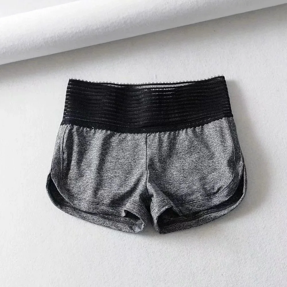 Модные женские неоновые байкерские шорты с эластичной талией летние