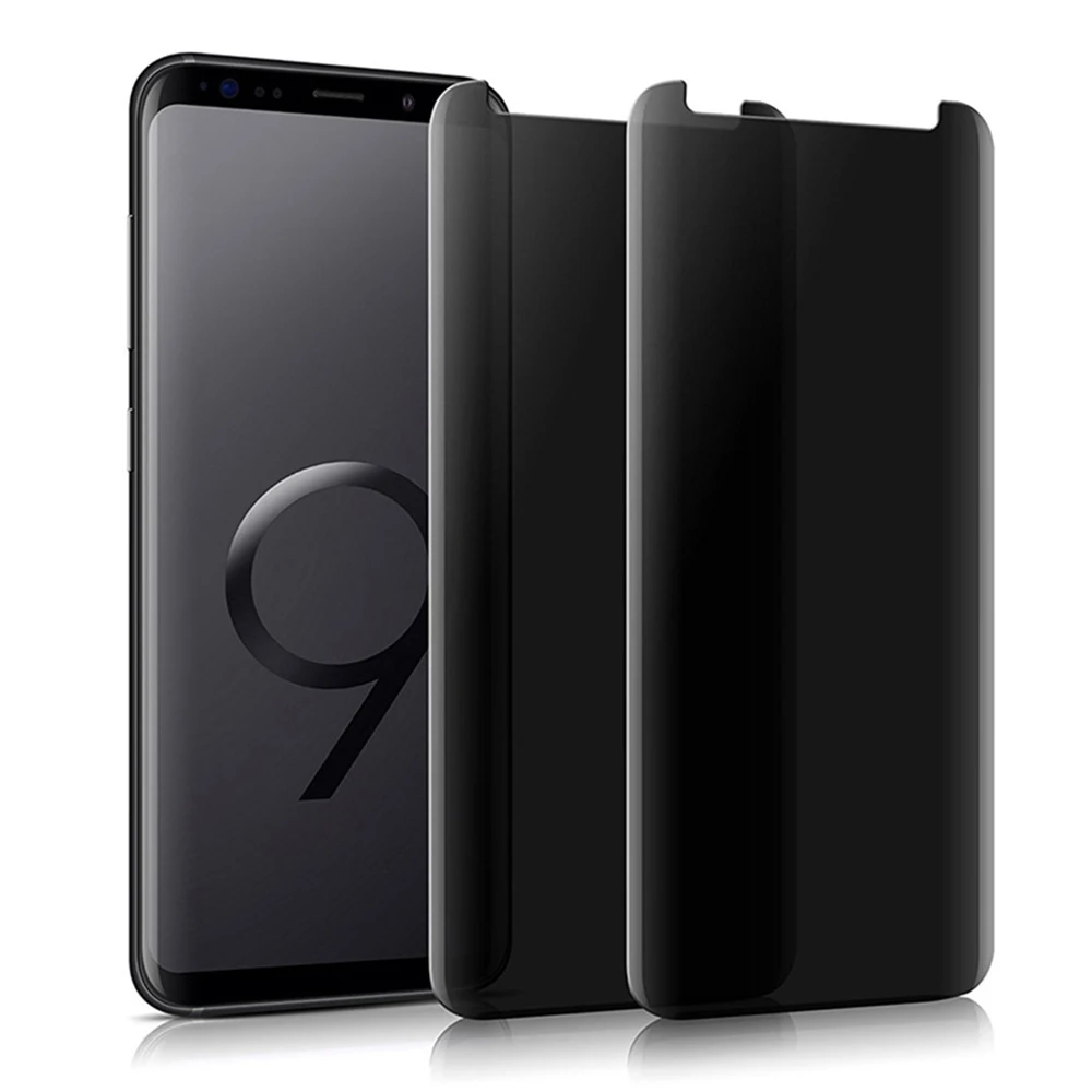 Изогнутое антибликовое закаленное 3d стекло для Samsung Galaxy S9 S8 Plus Note 9 8|Защитные