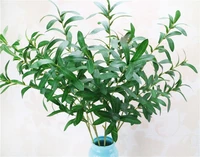 simulation olive branch 10 forks branch leaf simulation plant diy home wedding party decoration free shipping