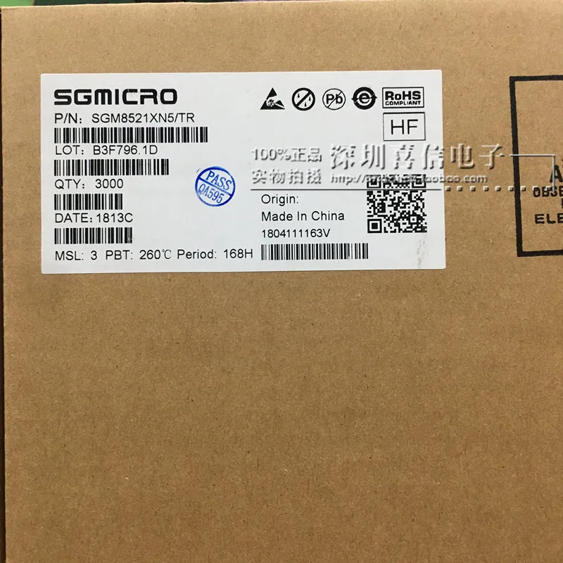 SGM8521 SGM8521XN5TR SOT 23 5 низкая мощность Op Amp оригинальный подлинный прямой