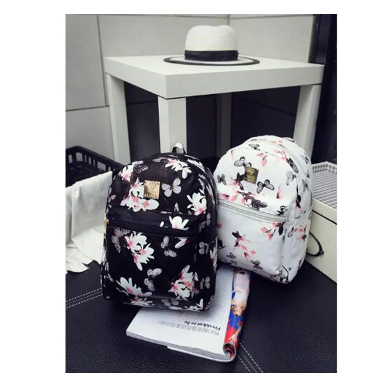 2016 Новый холст Корейских женщин и мальчиков рюкзаки для подростков девушки