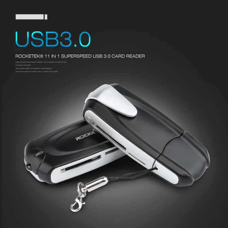 Rocketek в то же время считывает 2 карты usb 3 0 мульти 4 1 адаптер для чтения карт памяти