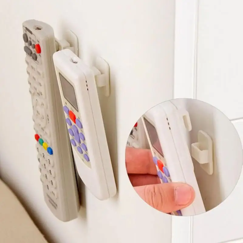 2 шт./партия Белый АБС пластик пульт дистанционного управления подвесные крючки
