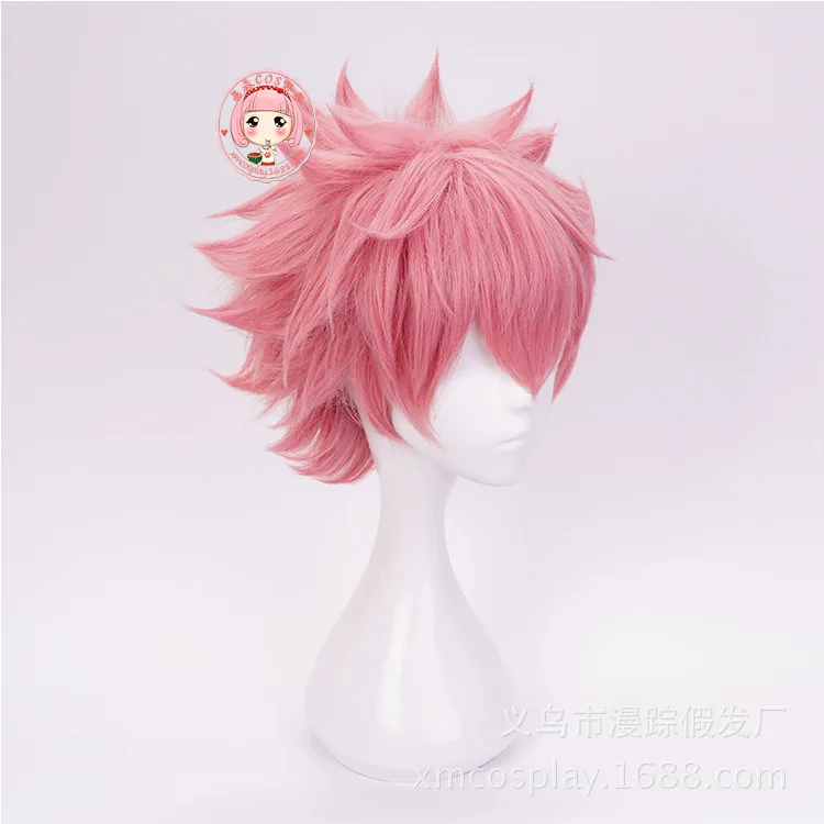 Парик Boku no Hero Academia Mina Ashido короткий розовый термостойкий парик из синтетических