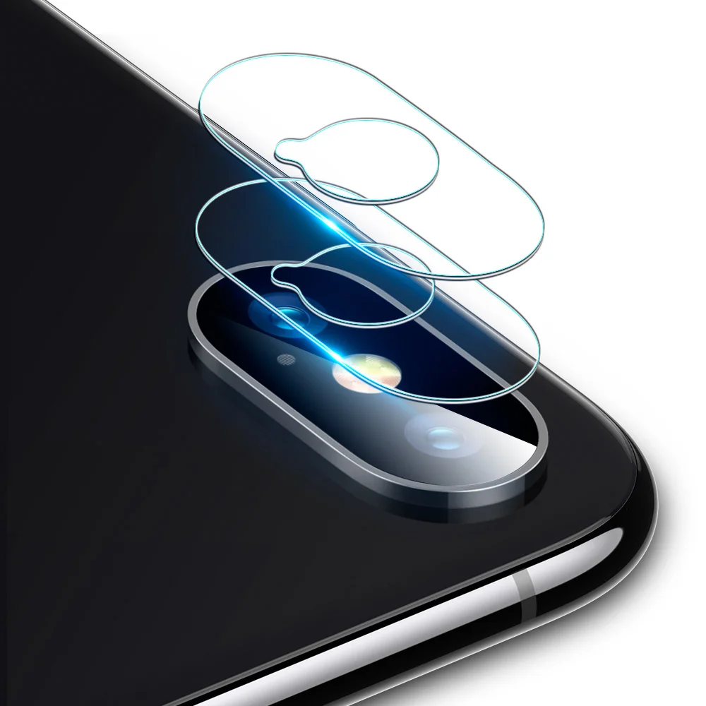 ESR 2 шт./лот ультра-тонкий объектив камеры протектор экрана для iPhone X Xs Max полное покрытие закаленное стекло прозрачная защитная пленка