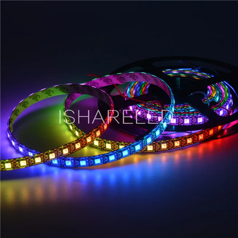 10 м 100 SK6812 WS2812B 5050 RGB 74 СВЕТОДИОДА/м гибкая индивидуальная Адресуемая