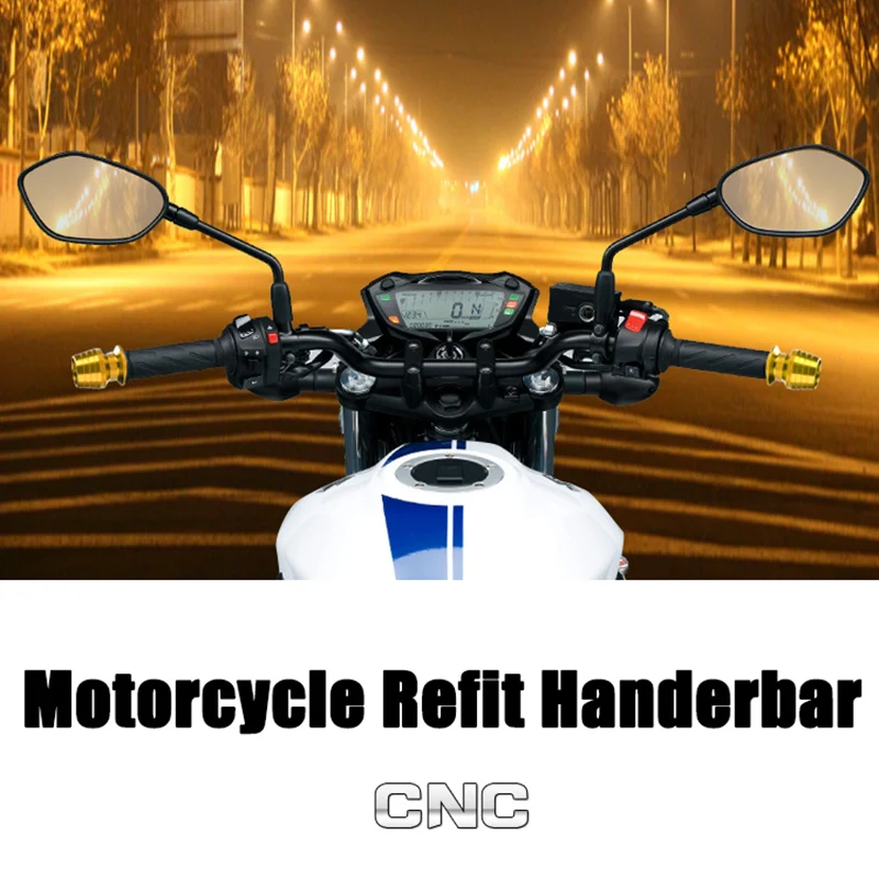 Motorcycle Aluminum CNC Handle Bar Ends grip plugs For Inner Diameter 17mm+ Handlebar | Автомобили и мотоциклы