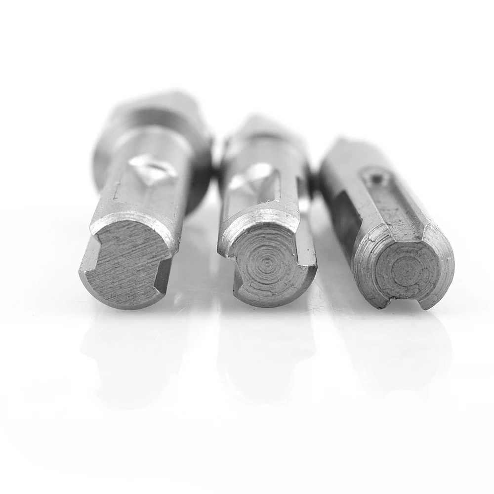 NEWACALOX Special Direct System SDS Plus Socket Driver Set to Sq Adaptor 1/4" 3/8" 1/2" Quick Change 3pcs/set Power Tool |