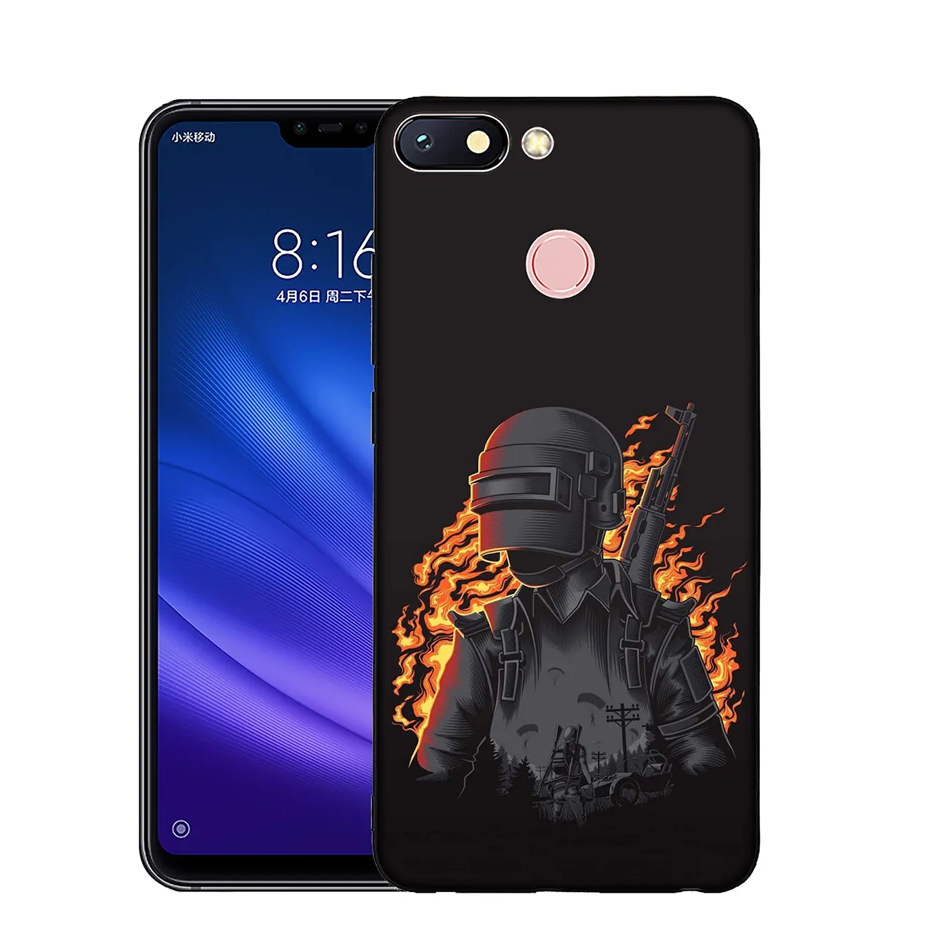 Чехол для телефона pubg мягкий силиконовый Xiaomi Mi 10 9 8 A3 A2 9T Pro Lite SE A1 CC9 CC9E 5X 6X|Бамперы| |