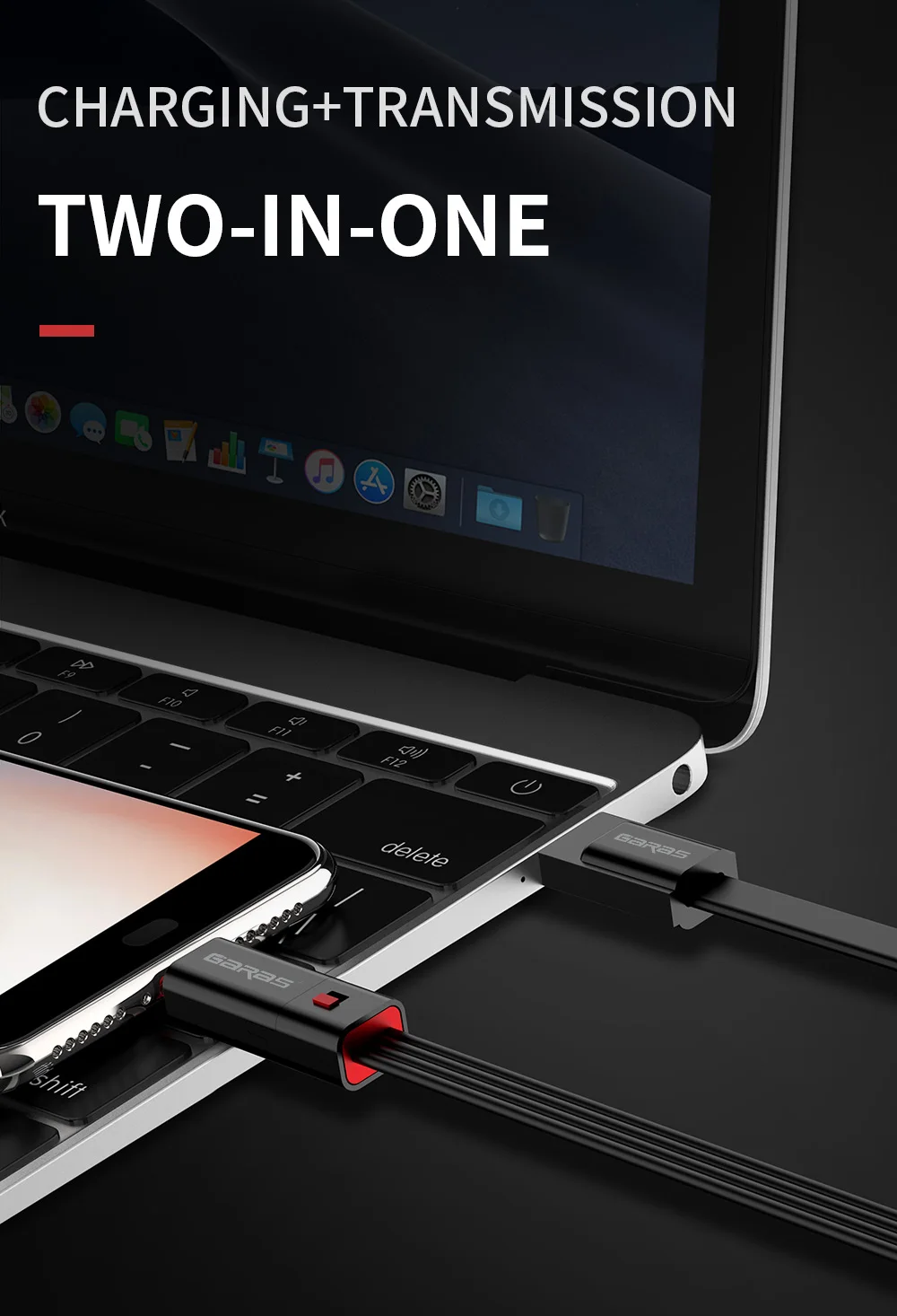 GARAS микро USB кабель для быстрой зарядки USB кабель для передачи данных для samsung/Xiaomi/huawei цинковый сплав обновленный микро USB кабель 1,5 м