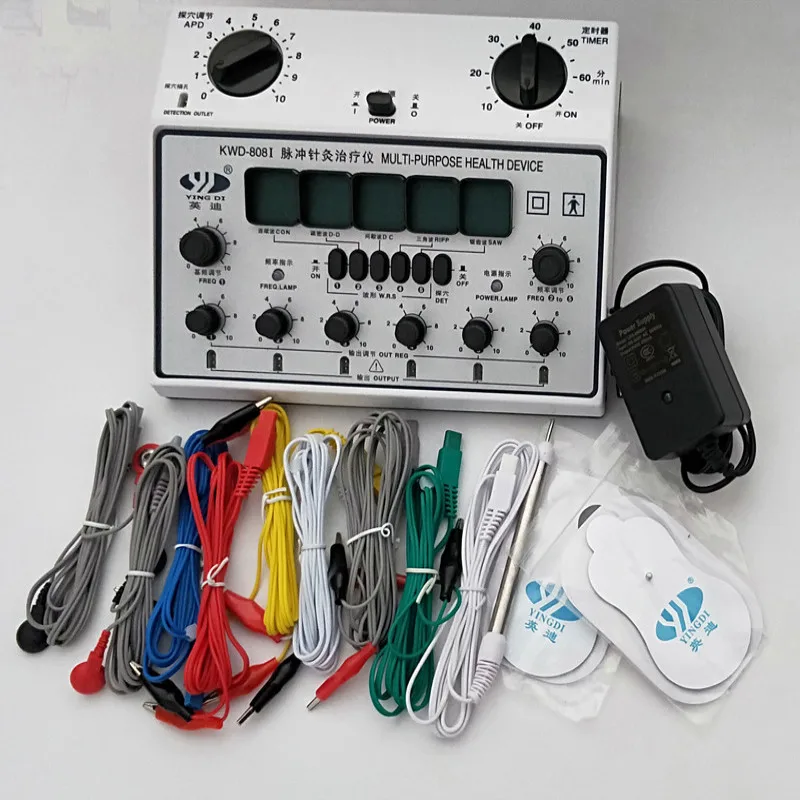 808I 6 каналов Tens UNIT. Многофункциональный стимулятор иглотерапии для здоровья. Электрический стимулятор мышц и нервов.