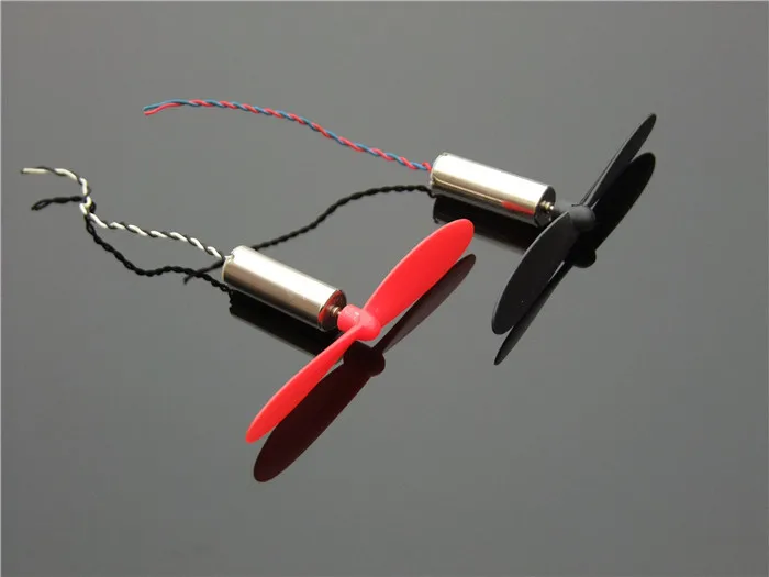 

2pcs DC3.7V 720 7*20MM Professional Model Helicopter Coreless DC Motor 75mm Propeller Mini Great Torque Free Shipping