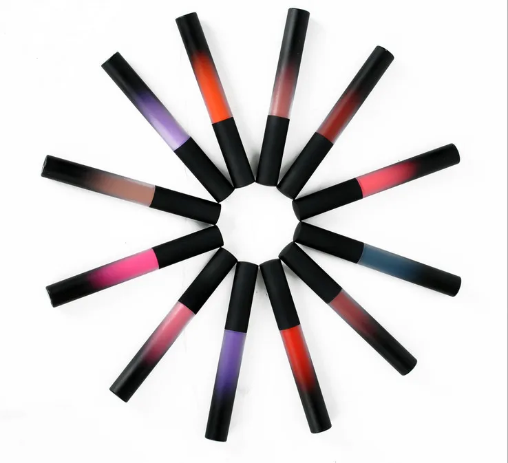 Ручная помада для макияжа матовая сексапильная бархатная водостойкая 12 цветов