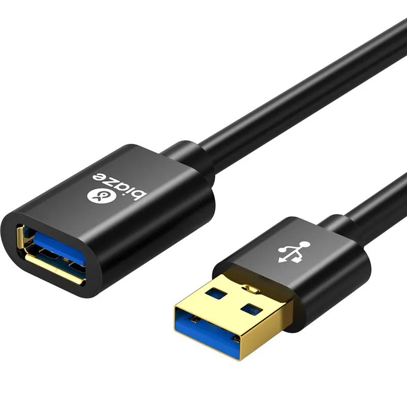 USB 3.0 USB кабель-удлинитель Biaze USB 3,0 2,0 кабель для ПК Smart TV PS4 Xbox SSD USB3.0 кабель-удлинитель USB 3,0 2,0 кабель-удлинитель - Цвет: USB 3.0