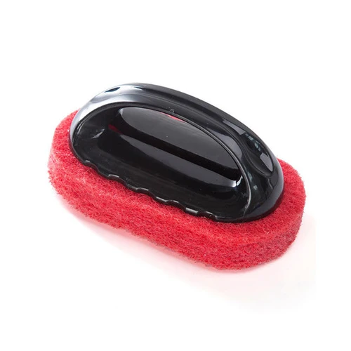 RED Kitchen Bathroom Toilet Cleaning Glass Wall Cleaning Bath Brush Plastic Sponge Bath Bottom Kitchen Accessories Cleaning Tools - Цвет: RED