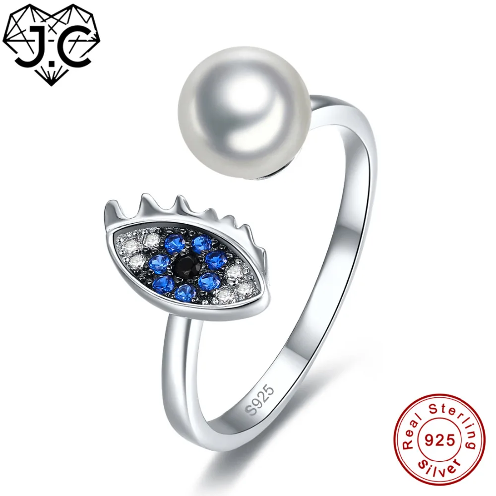 

Женское кольцо из серебра 925 пробы, с пресноводным жемчугом и сапфировым топазом