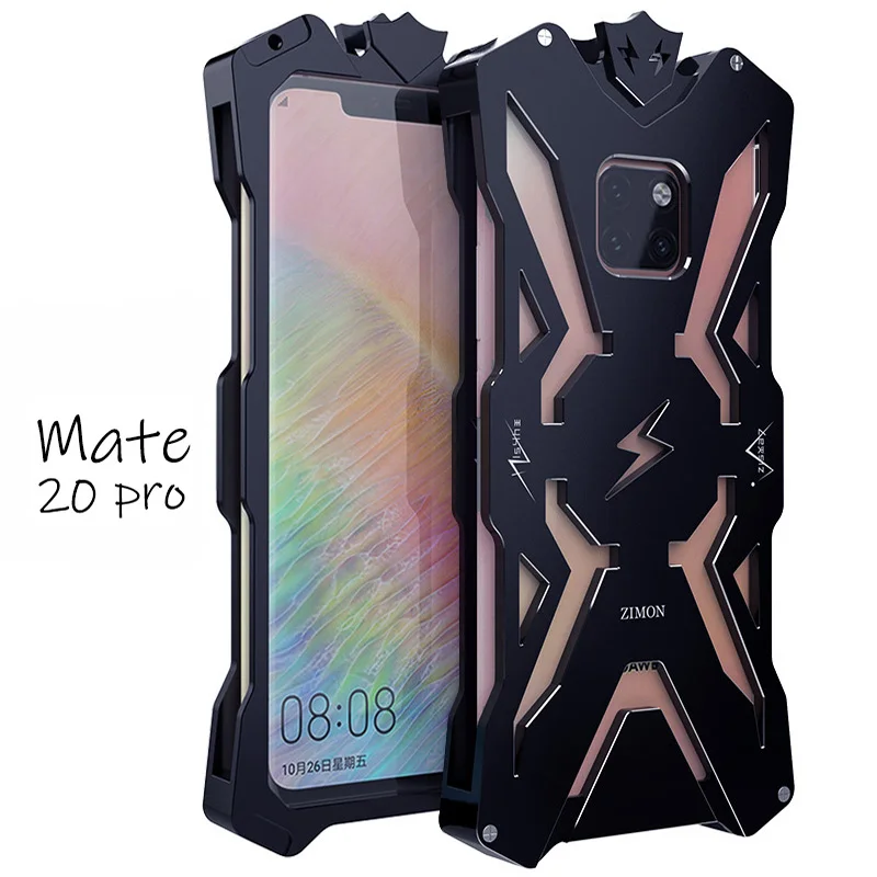 Luxury Shockproof Metal Case for Huawei Mate 20 Pro Original Zimon Aluminum Phone Cases For 20/Mate 20X | Мобильные телефоны и