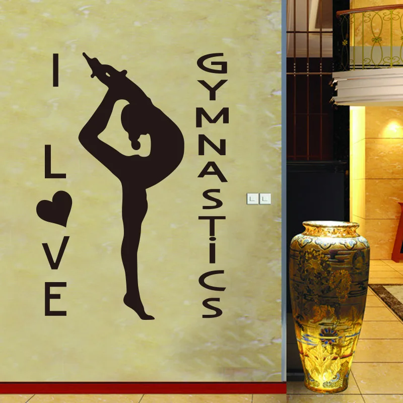 Настенная Наклейка для йоги танцевальной комнаты съемные украшения с мандалой