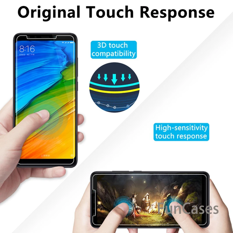 Закаленное стекло для Xiaomi Redmi 6A 6 протектор экрана на Note 5 5A 4 4X 4A Plus 7 ccrystal Защитное